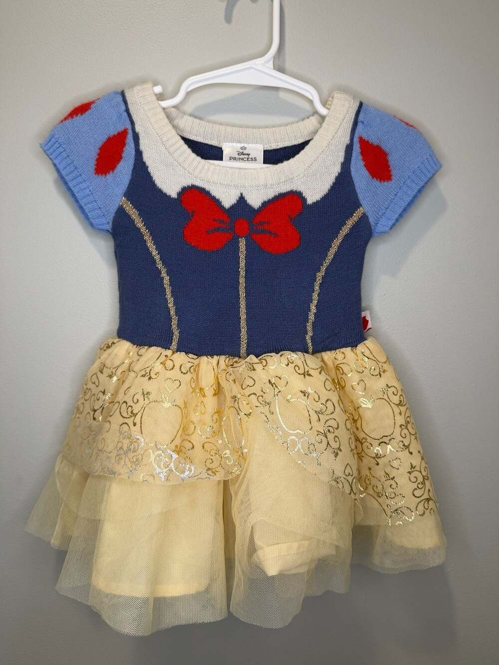 Disney Princess Snow White Cosplay Dress Size 12M